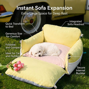 Asiento Elevador Profesional <span class=keywords><strong>para</strong></span> <span class=keywords><strong>Perros</strong></span> con <span class=keywords><strong>Anclaje</strong></span> de 3 Puntos, Desmontable, Lavable, de Espuma Viscoelástica, Bolsa de Transporte <span class=keywords><strong>para</strong></span> Viajes <span class=keywords><strong>para</strong></span> <span class=keywords><strong>Perros</strong></span> Pequeños - Product Image 4