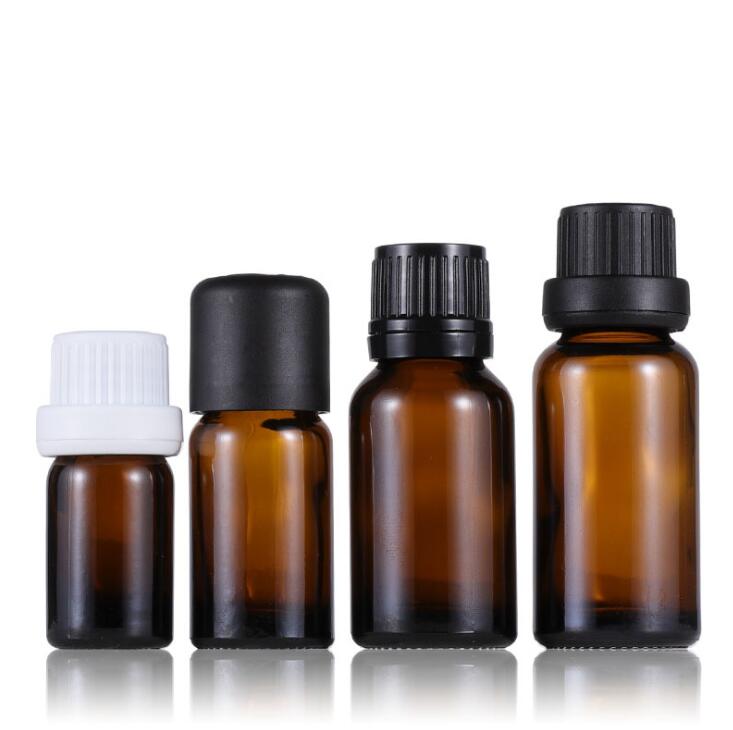 Bottiglia di vetro ambra