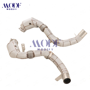 Downpipe à haut débit pour <span class=keywords><strong>BMW</strong></span> Nouvelle <span class=keywords><strong>M850i</strong></span> XDrive <span class=keywords><strong>Gran</strong></span> <span class=keywords><strong>Coupé</strong></span> 4.4T V8 – Amélioration des performances, optimisation de l'accélération turbo et puissance du moteur - Product Image 3