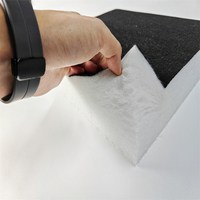 Battes d'isolation en feutre noir haute performance pour la construction et l'insonorisation
