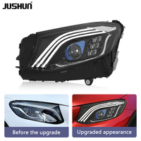 Projecteur LED JUSHUN pour Mercedes Benz GLC W253 16-19, style Maybach modifié, lentille LED, feux de jour