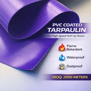 Bâche PVC ignifuge à <span class=keywords><strong>action</strong></span> rapide pour porte rapide, fournie directement par le fabricant - Product Image 1