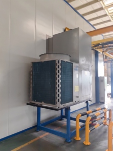 Sistema de Aire Acondicionado Integrado y Sistema HVAC sin Ductos con Unidad de Calefacción y Refrigeración que Mejora la Calidad del Aire en Interiores de Techos Altos - Product Image 3