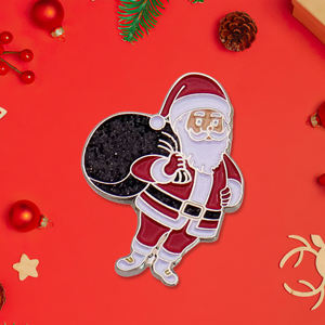 Devinez vous aimez Noël Nouveaux produits Broche en émail en alliage de zinc Snowaman Arbre de Noël Broche Célébrer les festivals Pin Badge - Product Image 2