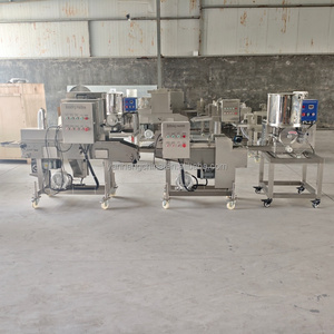 Machine à former des hamburgers neuve, ligne de production complète de nuggets de poulet Star avec panure et friteuse, au meilleur prix - Product Image 5