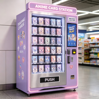 Distributeur automatique de cartes TCG sans espèces pour les boîtes de boosters, les protège-cartes et les accessoires de collection dans les magasins d'articles de loisirs et les salles de jeux