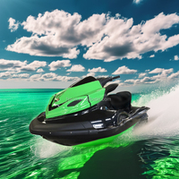 Motomarine Hison 1400cc Moteur à réaction 4 temps Ski Bateau de vitesse Matériau en fibre de verre Capacité du moteur
