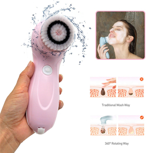 <span class=keywords><strong>Brosse</strong></span> nettoyante pour le <span class=keywords><strong>visage</strong></span>, outil exfoliant avec 2 têtes de <span class=keywords><strong>brosse</strong></span> - Product Image 4