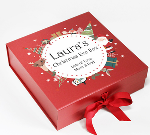 2021 new pattern big christmas paper box gift