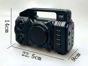 8 Inch Portable <b>Wireless</b> Karaoke <b>Speaker</b> 5.0 RGB Light Rechargeable Audio System With Microphone for Outdoor Party - Product Image 1