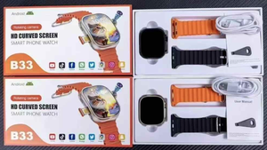 Reloj Inteligente HKSF B33 con Cámara Extraíble, Pantalla Curva HD, Reloj con Funciones de Teléfono Inteligente - Product Image 3