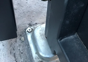 Butoir de porte automatique pivotant Charnière en bois Porte mécanique Clôture de porte Arrêts en caoutchouc pour arrêts de porte - Product Image 3