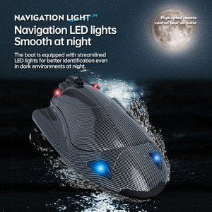 Bote de Carreras a Control Remoto de Alta Velocidad 2.4Ghz, 25KM/H, Impermeable, con Alarma de Batería Baja y Luces LED para Niños - Product Image 4
