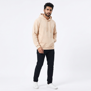 Custom Hoodies Men's Cotton Polyester Heavy Weight Oversized hoody <b>sweatshirts</b> Streetwear embroidery Pullover Hoodies for Men - Product Image 1