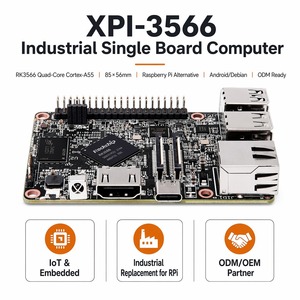 Computadora de Placa Única (SBC) Geniatech Rockchip RK3566, Quad-core Cortex-A55 1.8GHz, GPU Mali-G52-2EE, Desarrollo Raspberry, XPI-356 - Product Image 1