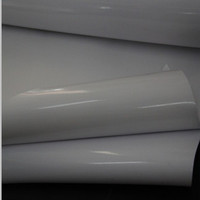 Machine d'impression de bannières en vinyle flexible laminé/revêtu SOUNDA SFC550 pour signalétique de bâtiment, vinyle adhésif surface brillante/mate