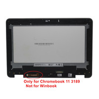 Écran de remplacement pour ordinateur portable Chromebook 11 3189 de 11,6 pouces pour Dell, écran LCD LED, écran LCD non tactile, assemblage