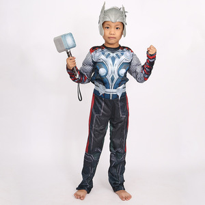 Costume da <span class=keywords><strong>Thor</strong></span> di Alta Qualità con Maniche Lunghe e Pettorale Muscoloso per Ragazzi, per Feste di Halloween e Cosplay da Supereroe - Product Image 4