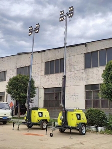 Torres <span class=keywords><strong>de</strong></span> luz móviles telescópicas portátiles móviles 9M Generador <span class=keywords><strong>de</strong></span> remolque solar <span class=keywords><strong>Faro</strong></span> Diesel 4*400W LED - Product Image 6