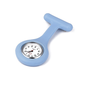 Orologio meccanico portatile in gomma siliconica con movimento al quarzo digitale con spilla tascabile Clip-su regalo medico per medici infermieri - Product Image 2