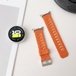 Bracelet de montre sport robuste en TPU pour <span class=keywords><strong>Samsung</strong></span> Galaxy <span class=keywords><strong>Watch</strong></span> 8 7 6 <span class=keywords><strong>5</strong></span> 4, bracelet de remplacement respirant pour hommes, bracelet de fitness - Product Image 5