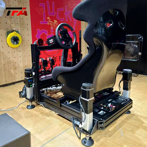 <span class=keywords><strong>Simulateur</strong></span> profil aluminium volant personnalisé Cockpit <span class=keywords><strong>simulateur</strong></span> <span class=keywords><strong>de</strong></span> jeu <span class=keywords><strong>de</strong></span> <span class=keywords><strong>conduite</strong></span> superbe Cockpit avec vraie chaise course - Product Image 1