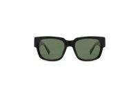 Lunettes de soleil carrées, monture en acétate, branches écaille de tortue, monture large et imposante, style rétro années 90, accessoire de mode hipster, protection UV