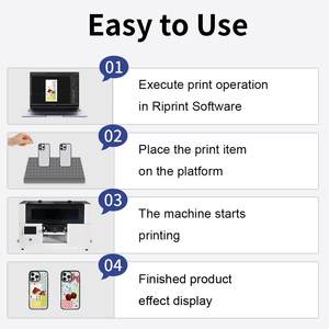 A4 2030 UVインクジェットプリンターXP600多機能フラットベッドマシンモバイルケース用カスタムロゴと写真印刷 - Product Image 6