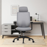 Chaise de bureau ergonomique en maille, pivotante, échantillon gratuit