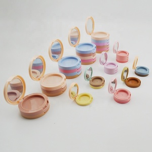 Bảng Màu Lấp Lánh Cho Mặt & Cơ Thể Nhiều Lớp Bột Ép Xếp Chồng Lên Nhau 3 Lớp 50Mm Hộp Đựng Ba Ngăn Nhỏ Gọn Phấn Má Bắt Sáng - Product Image 4