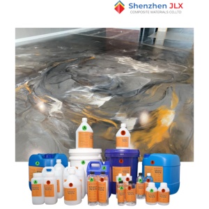Chống trượt bền tự san lấp mặt bằng kim loại <span class=keywords><strong>Epoxy</strong></span> lớp phủ sàn an toàn thân thiện với môi trường nhựa <span class=keywords><strong>Epoxy</strong></span> cho lớp phủ mặt đất - Product Image 3