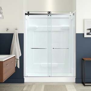 Fabricant de portes de douche coulissantes en acrylique Kit de panneaux de murs de douche avec base et <span class=keywords><strong>mur</strong></span> - Product Image 1