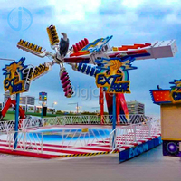 Parc d'aventure Manèges à vent de vitesse bon marché Top Scan Manèges Thrill Extreme Amusement Park Manèges