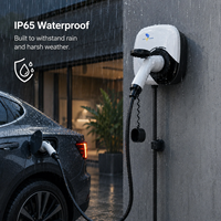 Borne de recharge murale intégrée pour VE 32A 7KW 11KW – Équipement de charge domestique simple pour commerces et gîtes