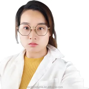 Polygon Titanium Metal Eyewear Anti Bluelight Anti UV Computer/Phone Eyeglass 2 Color Drops Of Oil Optical Frame Myopia