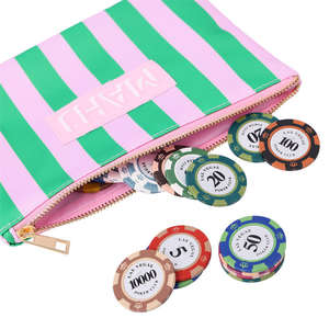 Bolsa de almacenamiento portátil personalizada con cierre de cremallera, bolsa de maquillaje moderna, bolsa de viaje - Product Image 5