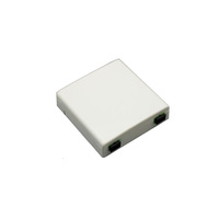 Boîte de raccordement fibre optique FIBERVISION, boîte de sortie fibre optique personnalisée, boîte de bureau, 1 port pour réseau FTTH