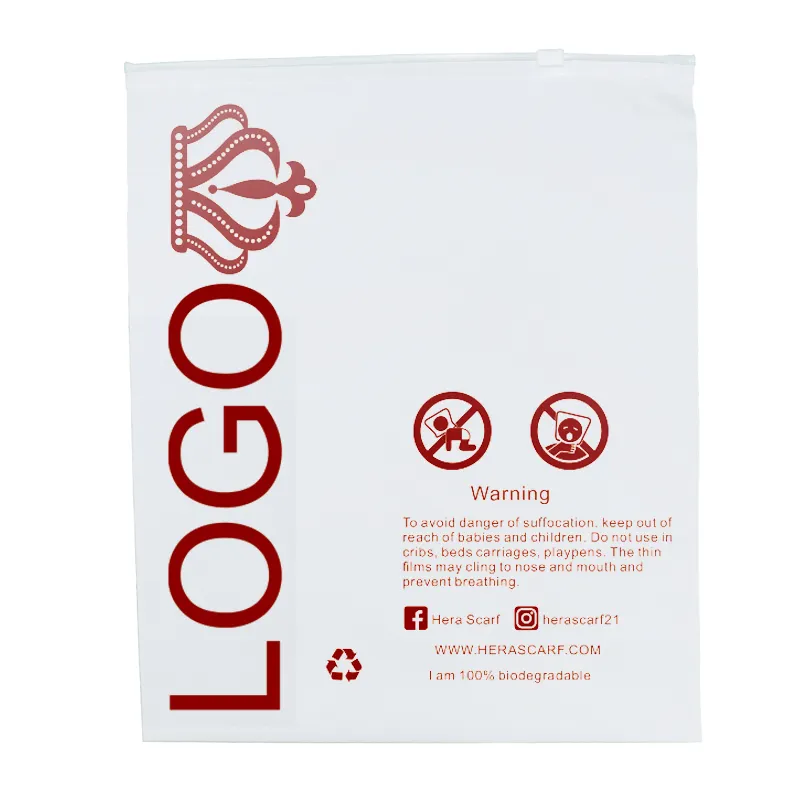 Reciclar o logotipo personalizado da impressão ziplock saco de empacotamento ziplock roupas com zíper camiseta cpe sacos de plástico