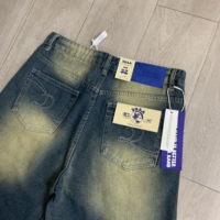 Shorts en jean tendance imprimés et délavés pour couple, style vintage, livrés par un fournisseur américain populaire (DUAA)