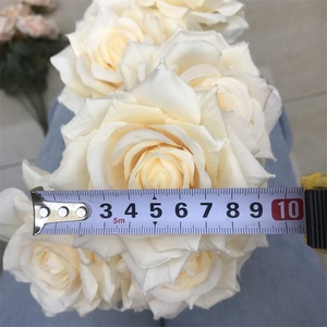 Décoration <span class=keywords><strong>de</strong></span> mariage artificielle <span class=keywords><strong>de</strong></span> haute qualité C-1497, plusieurs couleurs, roses en soie blanche, bouquets <span class=keywords><strong>de</strong></span> fleurs, toile <span class=keywords><strong>de</strong></span> fond - Product Image 5