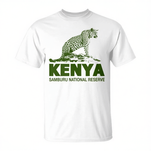 Kenya Samburu National Reserve Leopard T-<b>Shirt</b> <b>Safari</b> Wildlife Design - Product Image 2