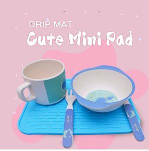 Kitchen Sink Silicone Handle <b>Protector</b> Splash Countertop Guard Draining <b>Pad</b> Behind Faucet Large Water Drip Catcher Tray Mat - Product Image 2