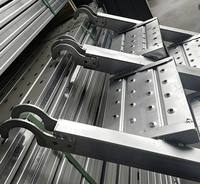 Escaliers intégrés en acier pour échafaudages industriels Ringlock |   Échelles inclinées mobiles amovibles résistantes à la corrosion |   Directement de l'usine
