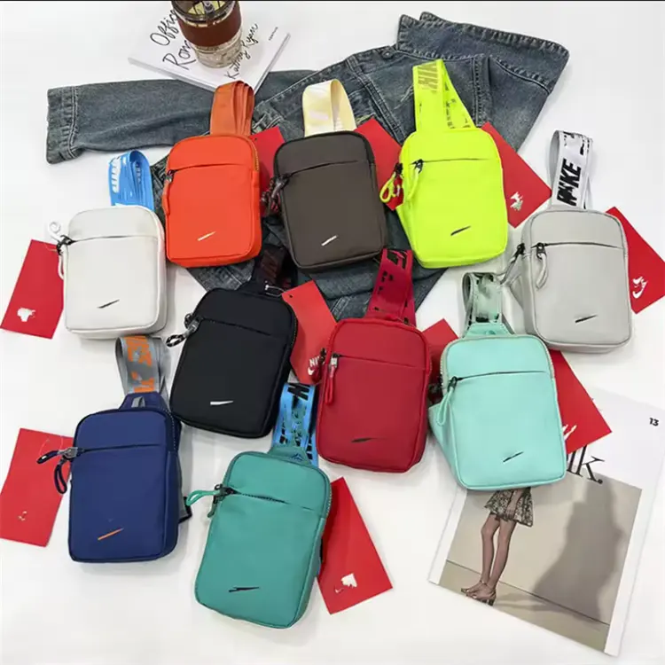 फैशन ब्रांड पुरुषों का शोल्डर मैसेंजर बैग मोबाइल फोन चेस्ट बैग महिलाओं के लिए आउटडोर स्पोर्ट्स डिजाइनर बैग