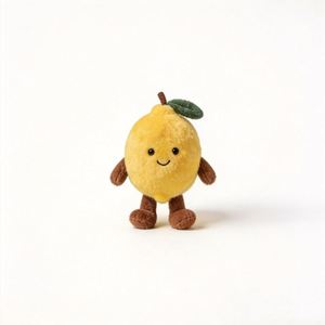 Adorable Peluche Citron Moelleuse - Tailles Personnalisées, Matière Polyester, Peluche Citron Promotionnelle Douce - Product Image 3