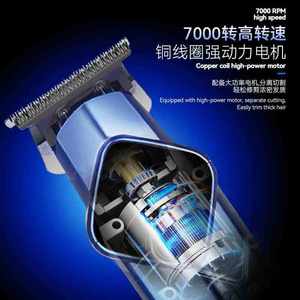 Tondeuse à cheveux électrique Kemei Km 1777 avec écran LCD, alimentée par batterie, rechargeable, pour hommes et femmes - Product Image 4