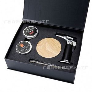 NOUVEAU Infuseur de fumée pour whisky, très populaire, avec torche à glaçons et 6 copeaux de bois naturels - Product Image 5