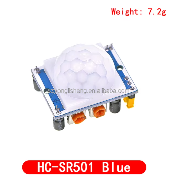 5PCS HC-SR501 PIR Motion Sensor Modules - Infrared Body Motion Detector For DIY Projects