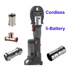 Herramienta de crimpado a batería, juego de herramientas de crimpado hidráulico Pex, herramientas de accesorios de tubería de cobre, crimpadora <span class=keywords><strong>multicapa</strong></span> de 1/2-1 pulgadas - Product Image 2