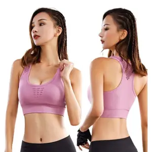 Woman yoga fitness sports bra Wear Comfort Stretch Sports Vest Top Seamless Workout padded yoga bra running Fitness Sport Bra